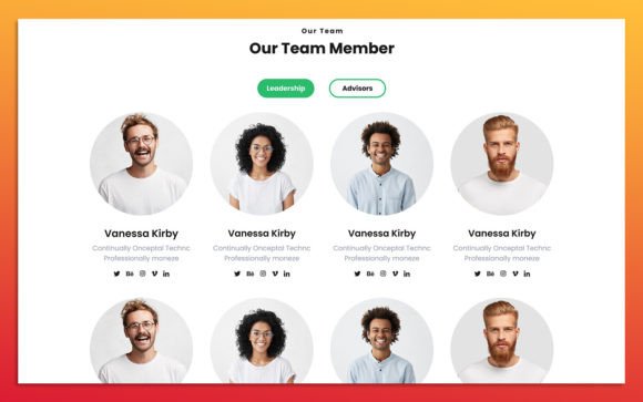 12 Team Member UI Elements for Modern Web Design