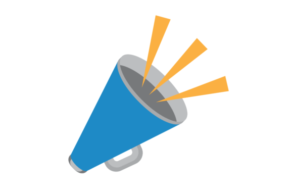 Amplify Your Visual Message with the Emoji Loudhailer Icon Symbol