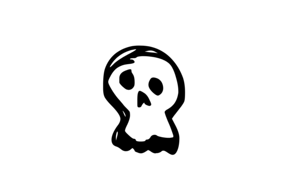 Evaluating the Dead Skull Doodle Graphic Icon Symbol for Modern Design Projects