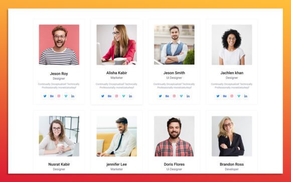 Mastering 5 Team Member UI Elements for Modern Web Design