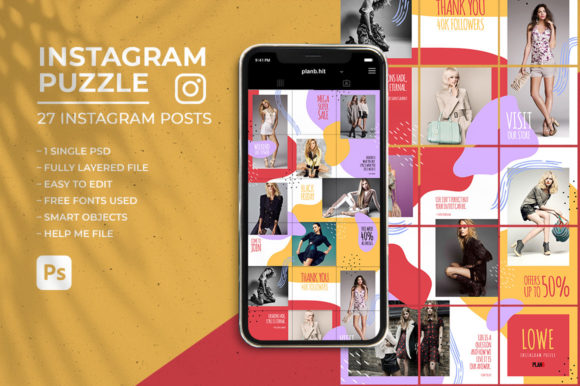 Mastering the Instagram Aesthetic with Lowe - Social Media Instagram Puzzle Feed