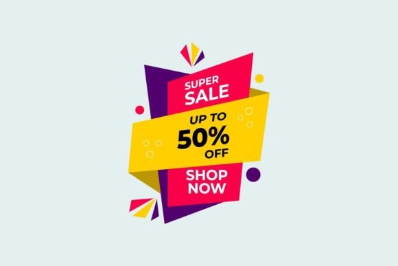 Maximizing Conversions with a High-Impact Super Sale Promotion Banner