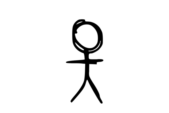 Stick Man Doodle Icon: Fun & Versatile