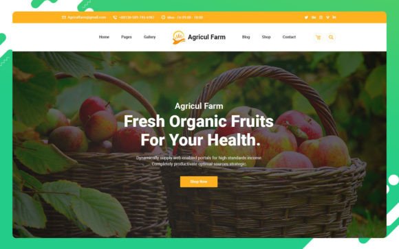 Strategic Positioning with the Agriculture Hero Header Template