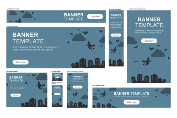 Strategic Visual Communication with the Web Banner Halloween Collection