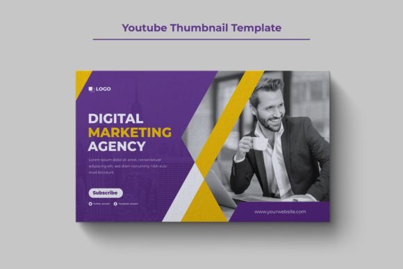 Strategic Visual Identity: Leveraging a YouTube Thumbnail Web Banner Template for Brand Growth