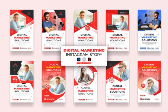 Streamlining Visual Identity with a Digital Marketing Agency Instagram Story Template